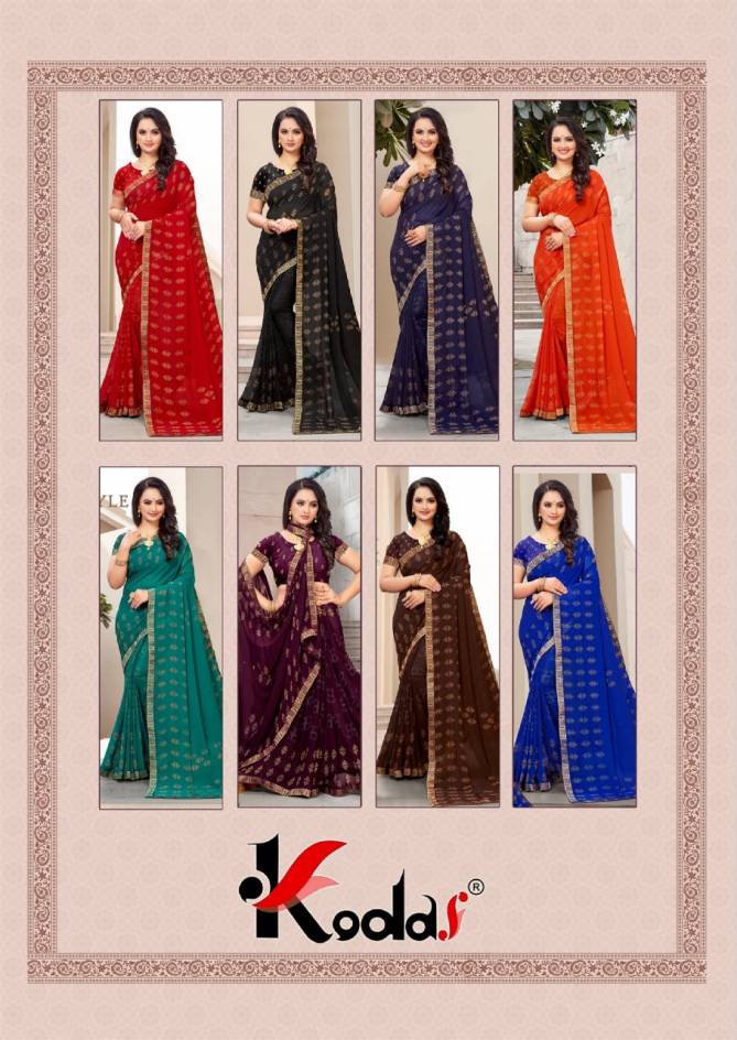Simpola 5 Latest fancy Designer Casual Wear Weightless Printed With Diamond Saree Collection
